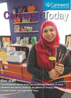 Cover from Carewest Today 2022